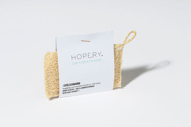 Natürlicher Luffa Spülschwamm von HOPERY – plastikfrei & kompostierbar