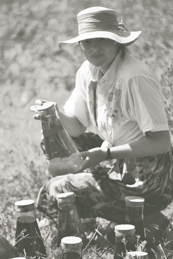 Angelika auf der Kräuterwiese in Boxberg