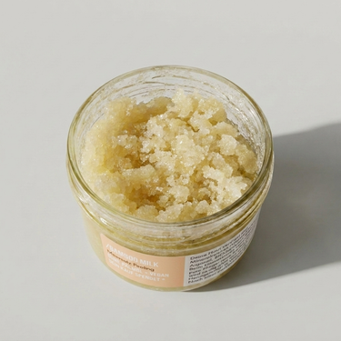 Veganes Körperpeeling mit Limetten-Grapefruit-Duft und Atlantik Meersalz – palmölfreie Naturkosmetik HOPERY